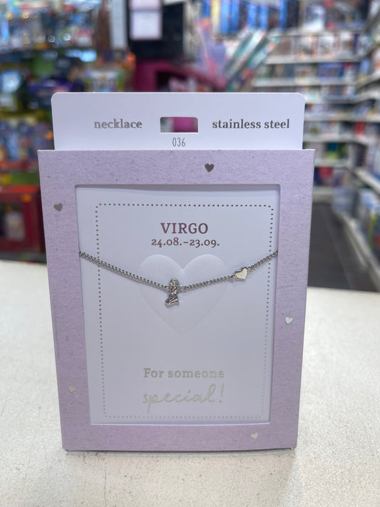 Heart of Gold Necklace - For Someone Special - Virgo - 036