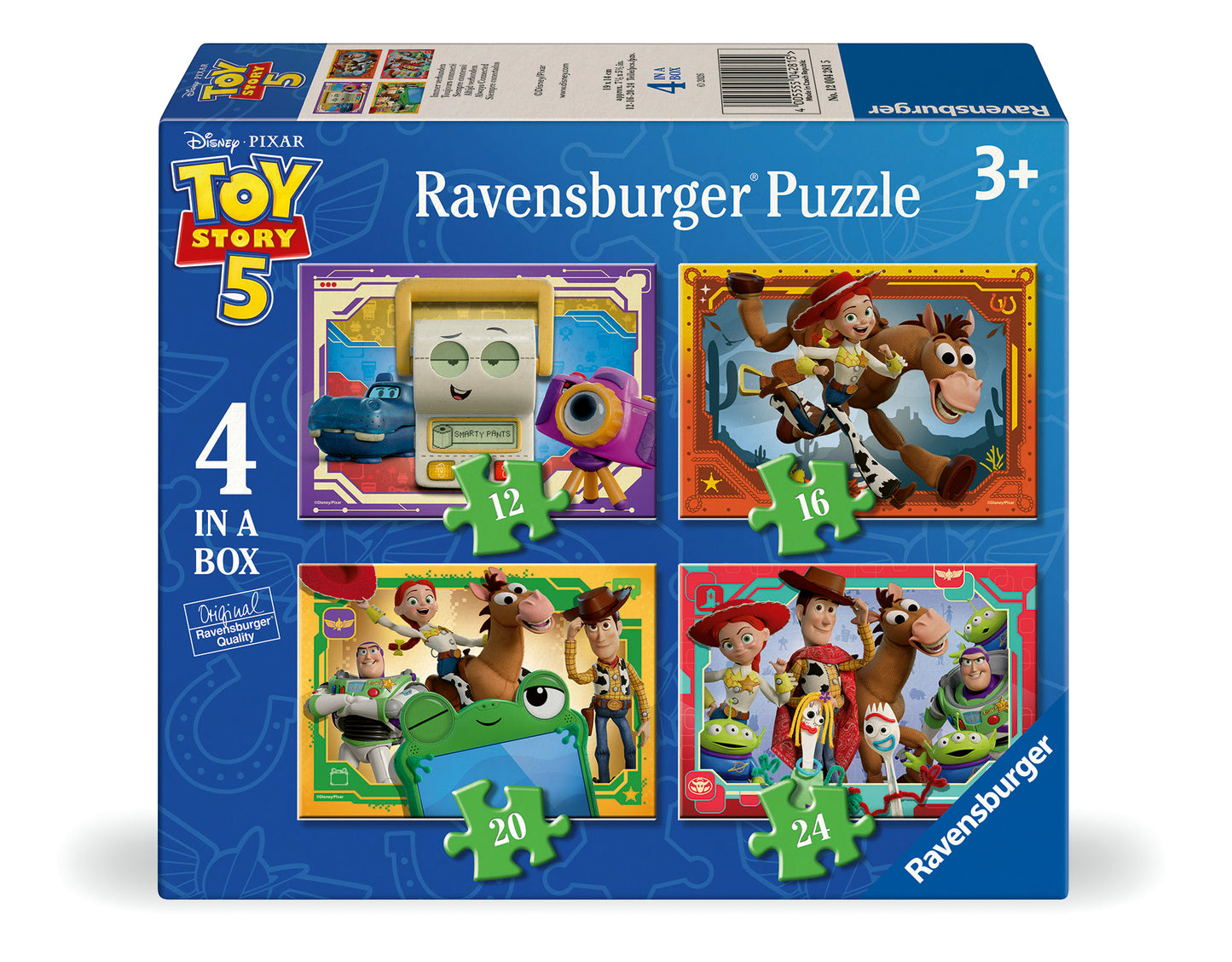 Toy Story 5 - 4 in a Box (12/16/20/24pc) - Ravensburger Jigsaw