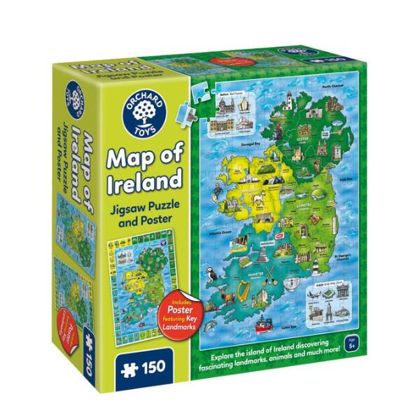 Map of Ireland - 150pc  - Orchard Toys