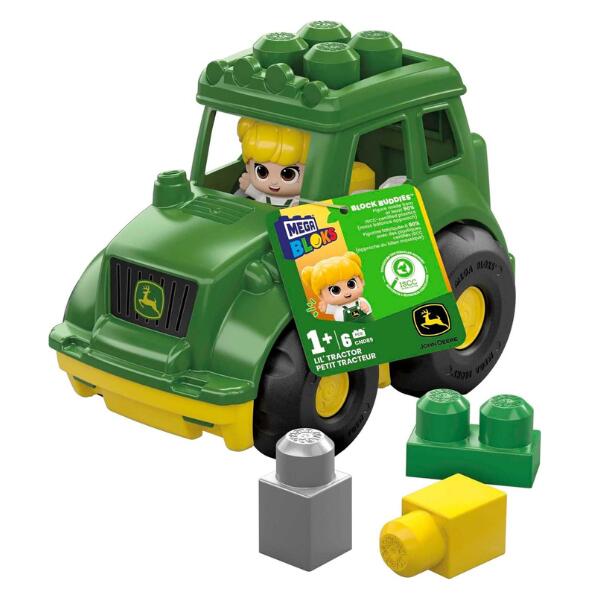 Mega Blocks Little Vehicles JD Tractor