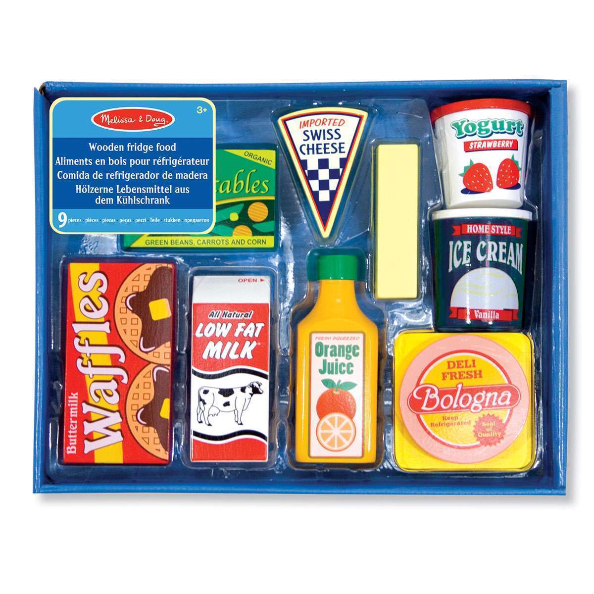 Wooden Fridge Food - Melissa and Doug - 14076