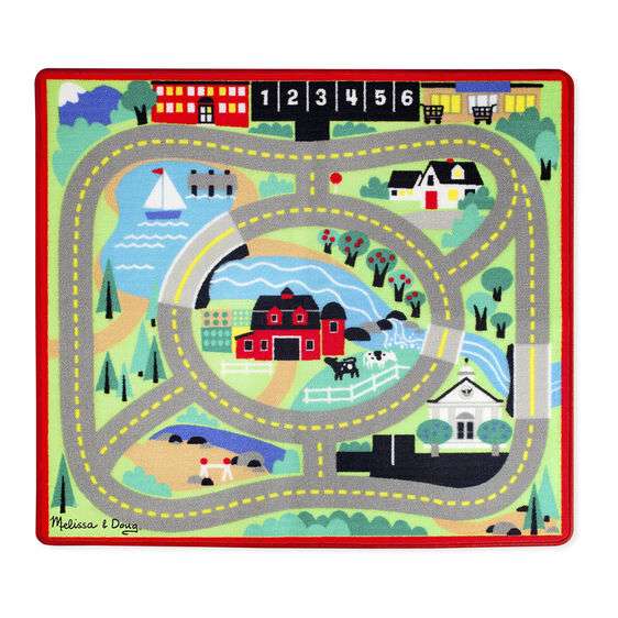 Melissa and Doug Around the Town Road Rug