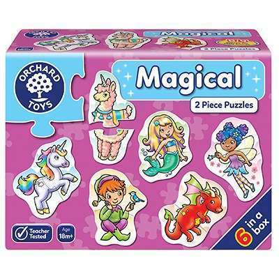 Magical - 6 x 2pc Puzzles -  Orchard Toys
