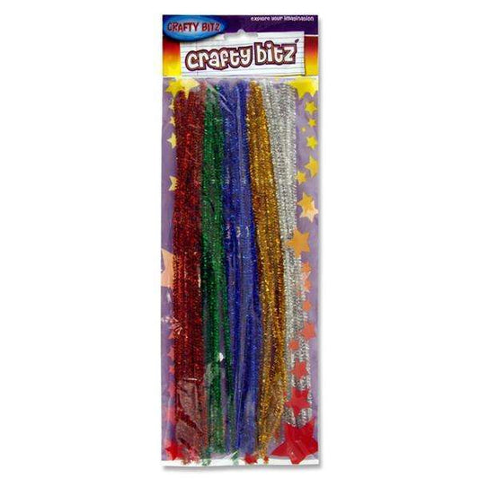 Glitter Pipe Cleaners Pk30