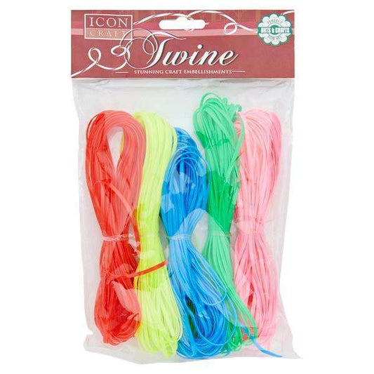 Plastic Twine 5 Assorted Colours