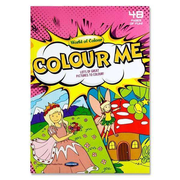 Colouring Book 48pg A4 - Bright