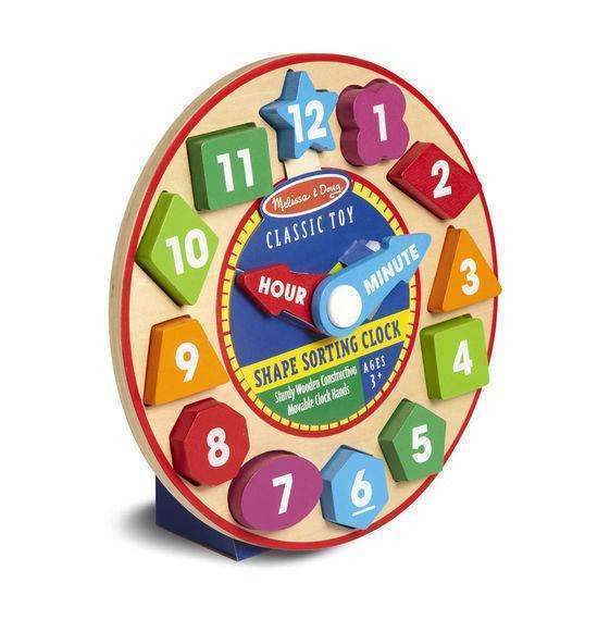 Melissa and Doug Shape Sorting Clock