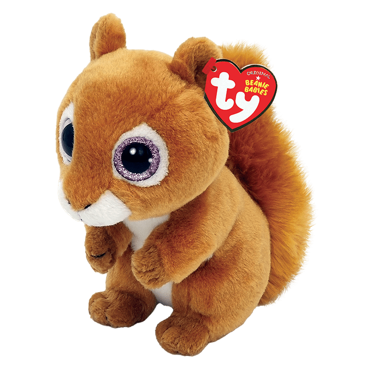 Squire - Squirrel - 6" TY Beanie Boo - 40196