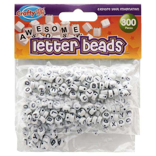 Crafty Bits Letter Beads 300pk