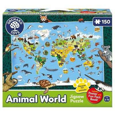 Animal World 150pc Puzzle - Orchard Toys