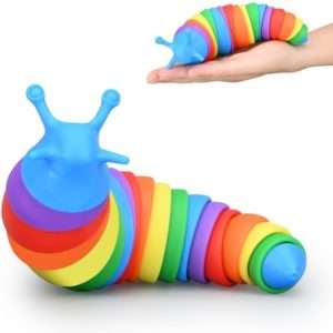 Rainbow Fidget Slug 19cm