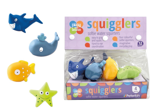 Squigglers Water Squirter Bath Toy - Under the Sea
