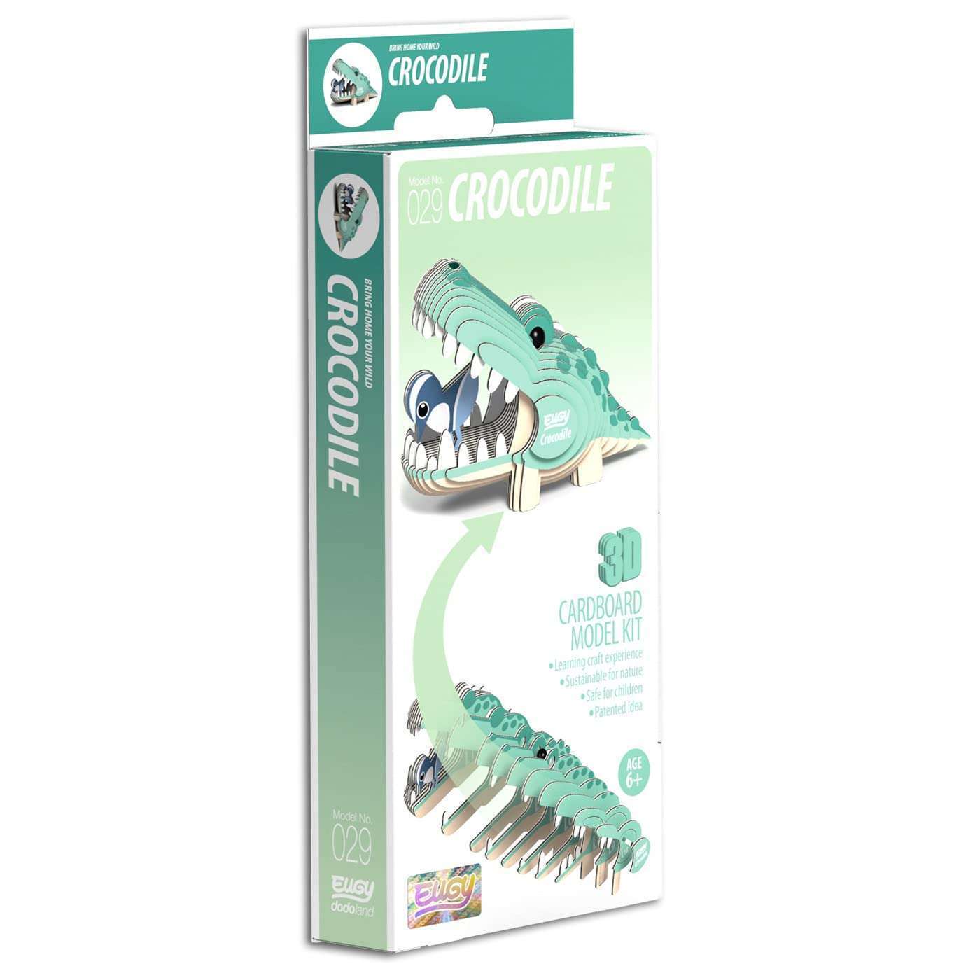 Crocodile - Eugy 3D Model Kit