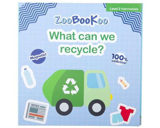 ZooBookoo What Can We Recycle Magnetic Activity Book