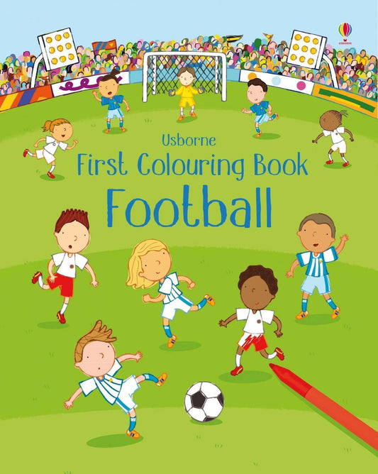 Usborne First Colouring Book Football