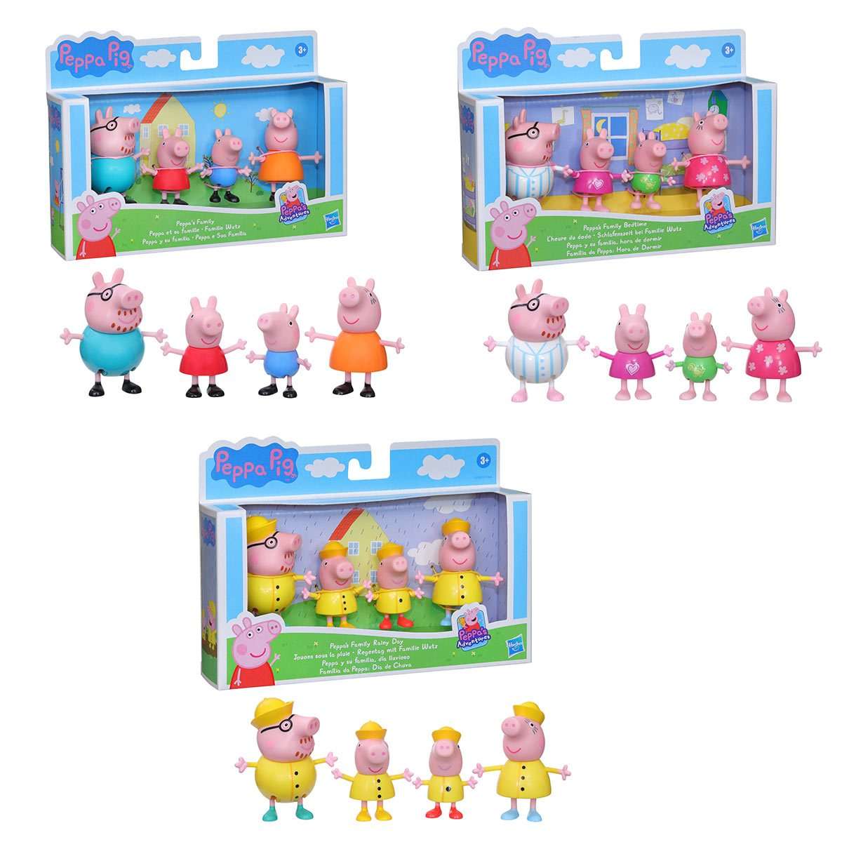Peppa Pig's Family Adventures 4 Figure Pack