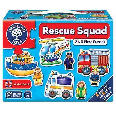 Rescue Squad  2-3pc Jigsaw -  Orchard Toys
