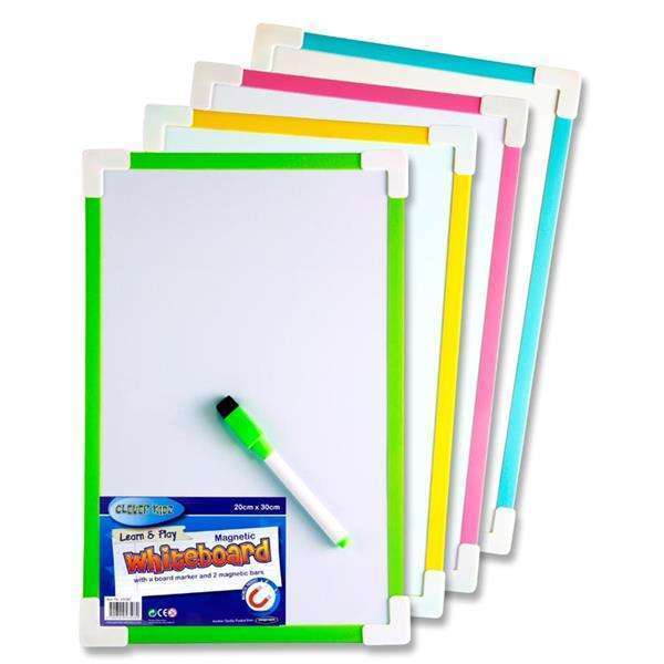 Magnetic Whiteboard 20x30cm with Marker & Eraser Cap