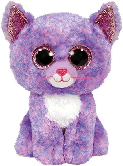 Cassidy - Lavender Cat - TY 6" Beanie Boo - 36248