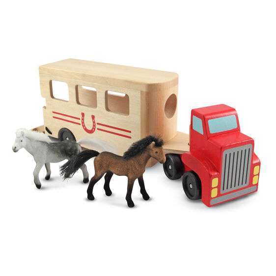 Melissa & Doug Wooden Horse Box