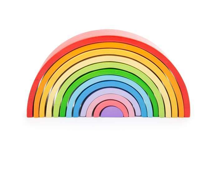 Big Jigs Wooden Stacking Rainbow Large