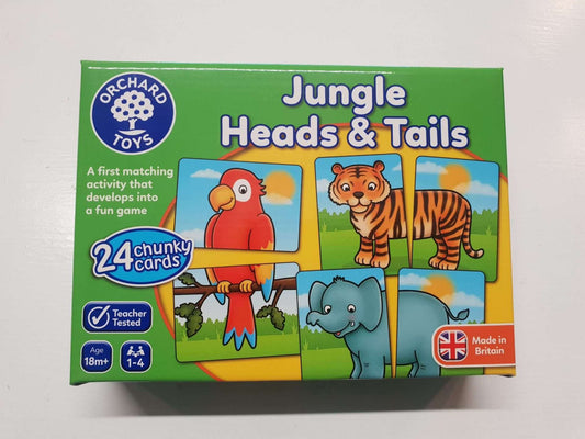 Jungle Heads and Tails -  Orchard Toys