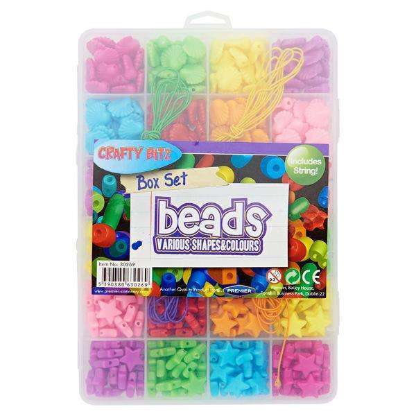 Amazing Bead Box Assorted Shapes and Colours