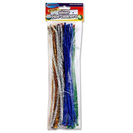 Glitter Pipe Cleaners 42pc