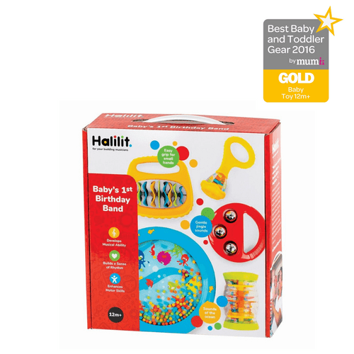 Halilit Baby's First Birthday Band Gift Set