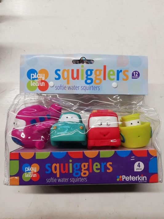 Squigglers Water Squirter Bath Toy - Vehicles