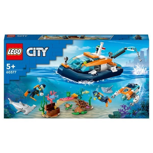 LEGO City - Explorer Diving Boat with Submarine - 60377