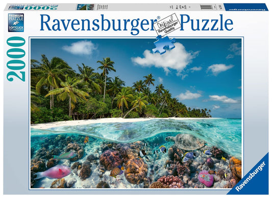 A Dive in the Maldives - 2000pc Jigsaw -  Ravensburger 17441