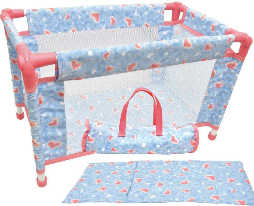 Deluxe Travel Cot - Dolls World Classic