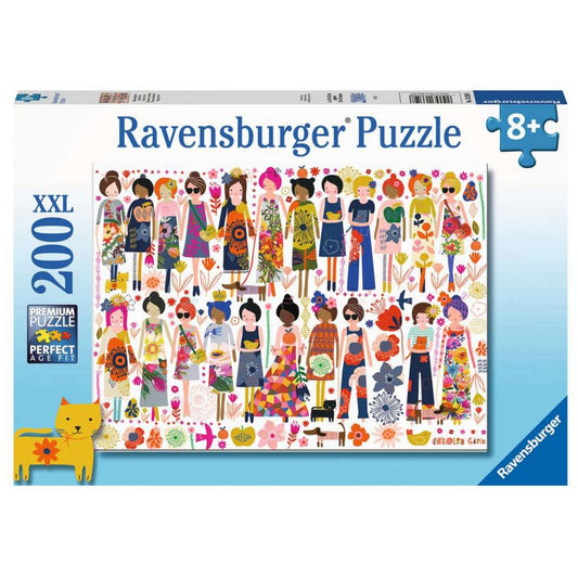 Flowers and Friends- 200pc - Ravensburger 13359