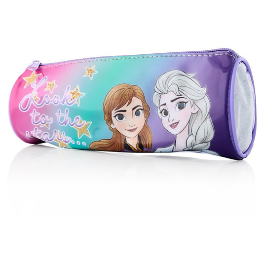 Frozen Round Glitter Pencil Case