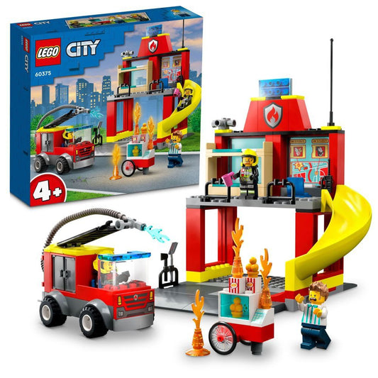 LEGO CITY - Fire Station & Fire Truck - 60375