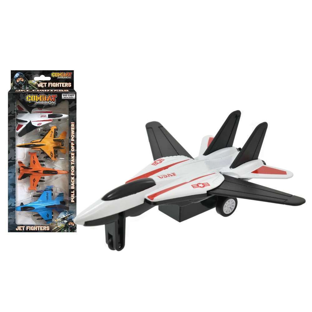 Die Cast Aeroplanes  - 4pk