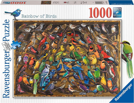 Rainbow of Birds 1000pc Ravensburger Jigsaw 17478