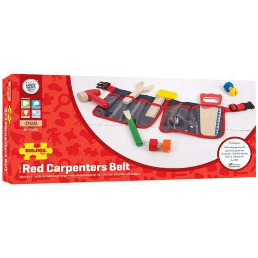 Big Jigs Red Carpenter's Belt