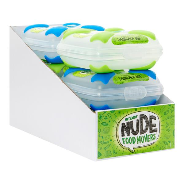 Smash Nude Food Movers Sandwich Box 4 Assorted