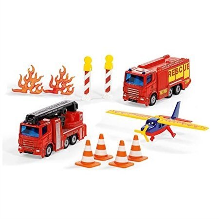 Siku Fire Brigade Vehicles 5pk Gift Set 1:87 Scale