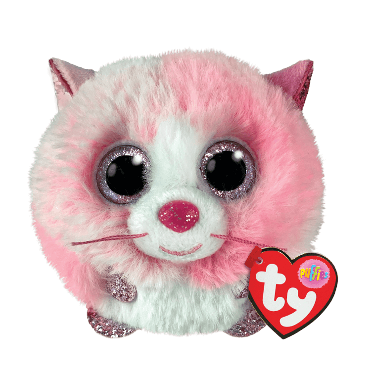 Tia - Pink Cat - TY Puffies - 42525