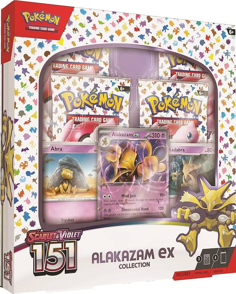 Pokemon TCG 151 Alakazam ex Collection