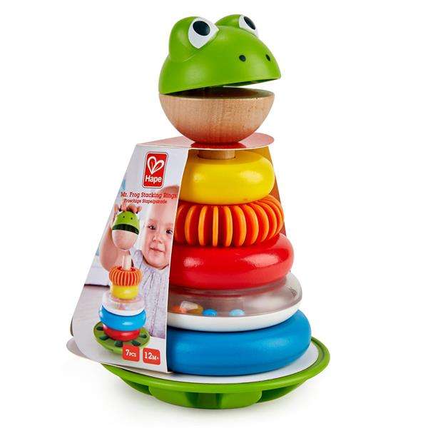 Hape Mr Frog Stacking Rings