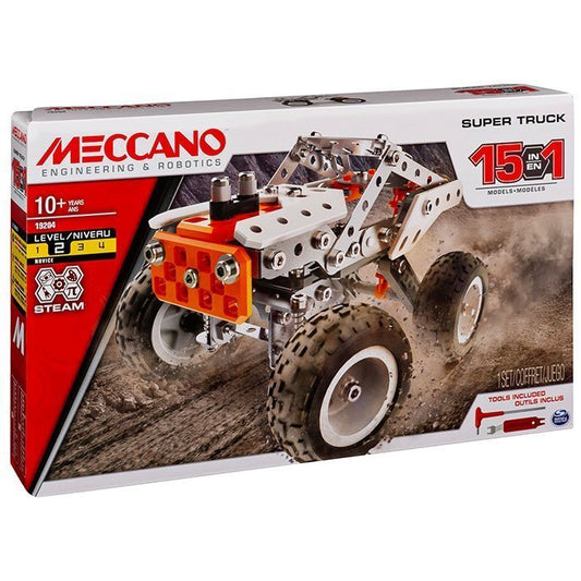 Meccano 15 Model Set  - Race Truck