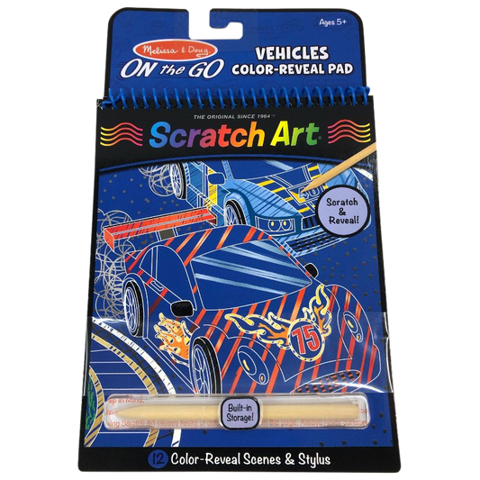 Melissa & Doug - Scratch Art - Vehicles