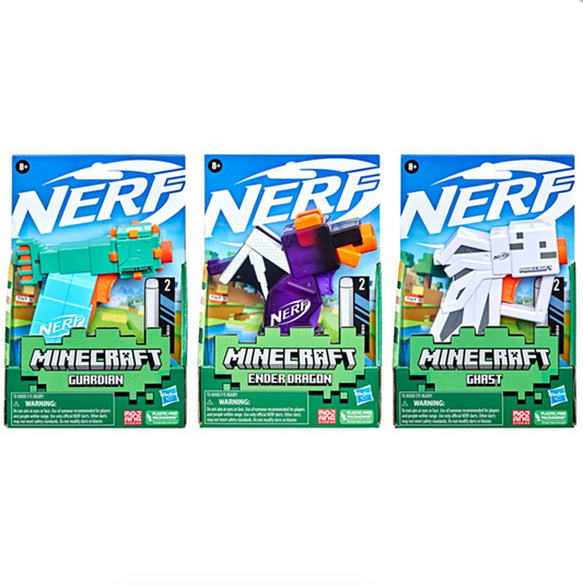 Nerf Microshots Minecraft Assorted