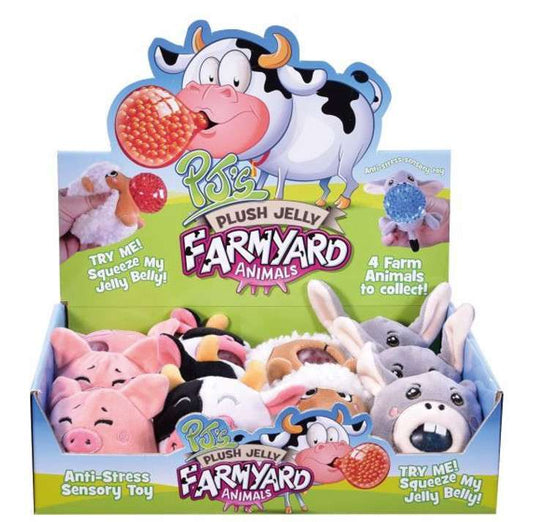 Plush Jelly Squeezers Farm Assorted