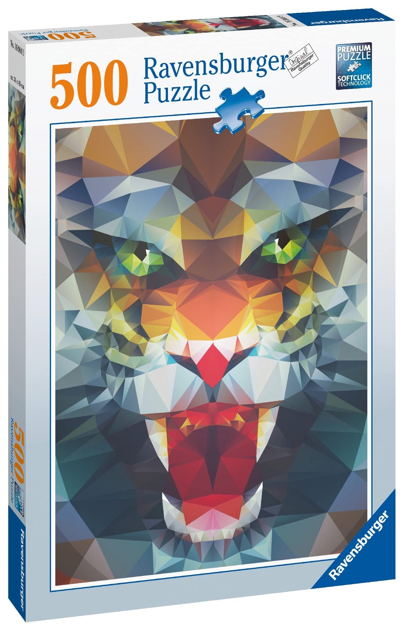 Polygon Lion - 500pc - Ravensburger 16984