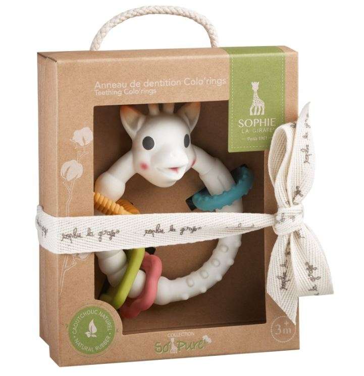 Sophie the Giraffe | Sophie la Giraffe Multi-Texture Teething Ring So Pure